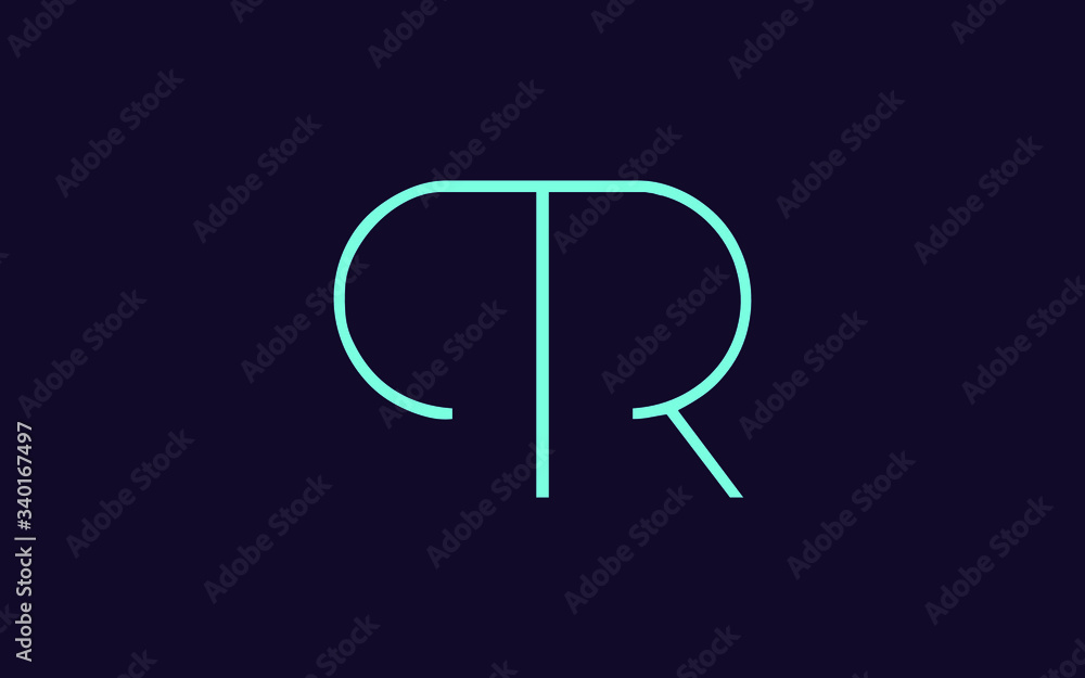 PR or RP and P, R Uppercase Letter Initial Logo Design, Vector Template PR or RP and P, R Uppercase Letter Initial Logo Design, Vector Template