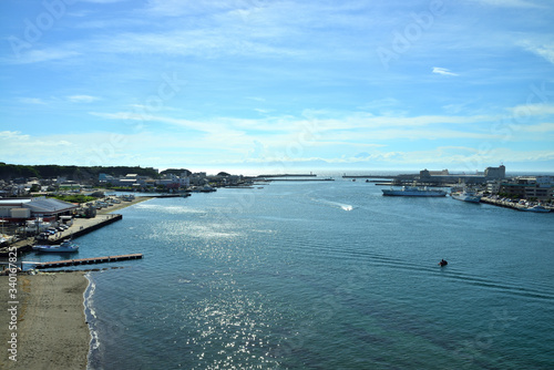 神奈川県三浦市三崎町城ヶ島付近の風景