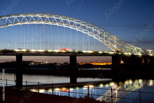 Widnes/Runcorn Bridge sunset 3 © Barry