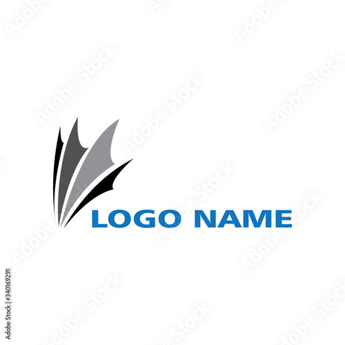 Modern concept of logo creation, vector illustration