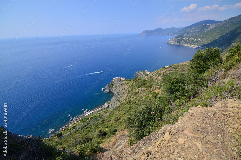 landscape of cinque terre Italy
