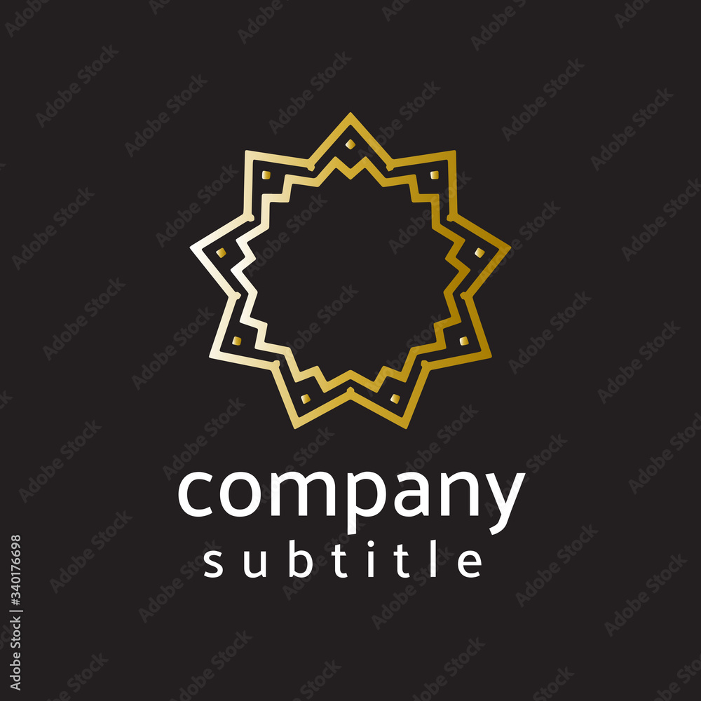 ornament gold and silver logo ornament gold and silver logo