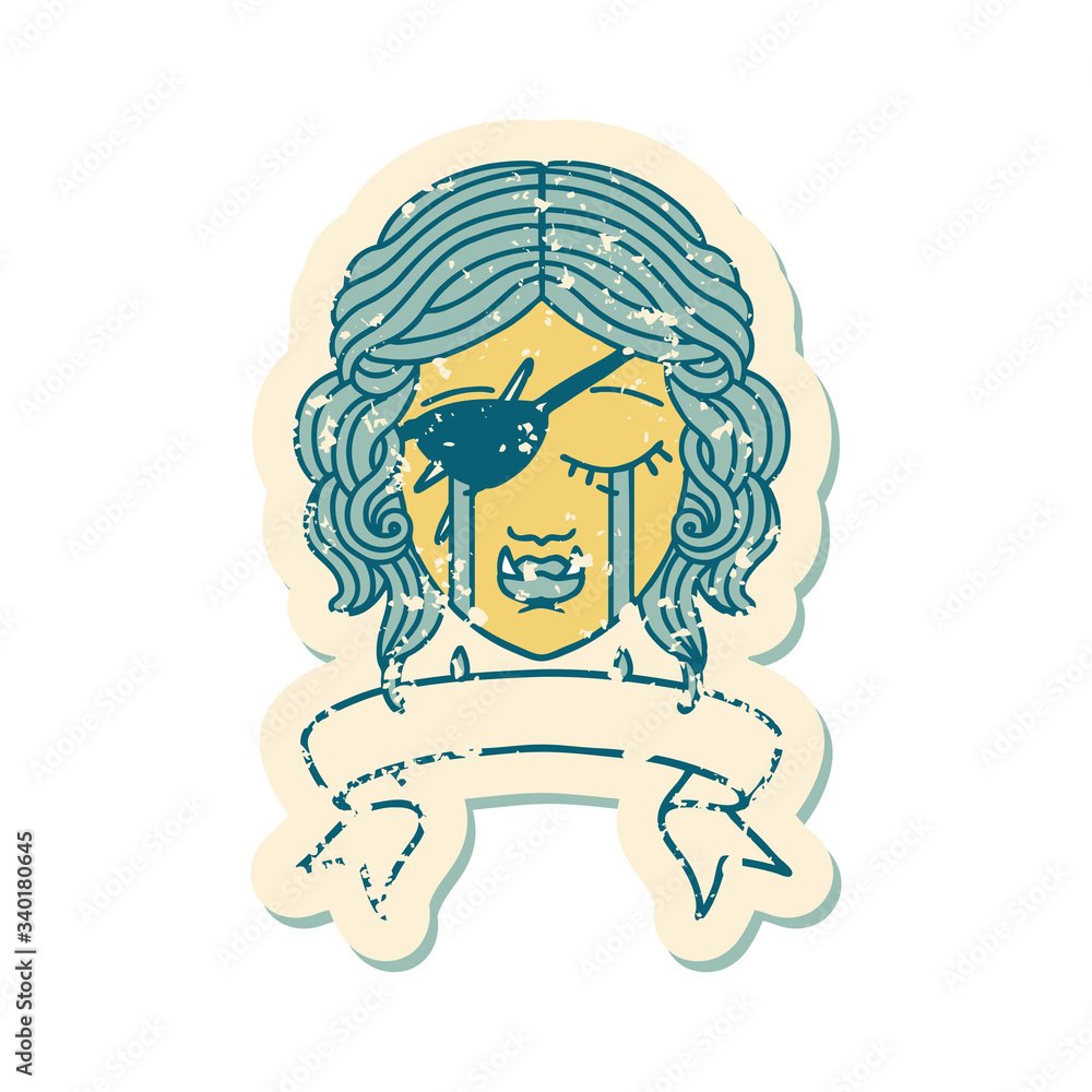 crying orc rogue character face illustration crying orc rogue character face illustration