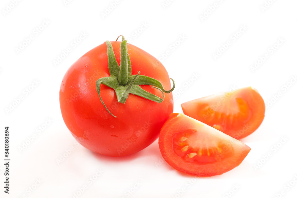 fresh tomato isolated on white background fresh tomato isolated on white background
