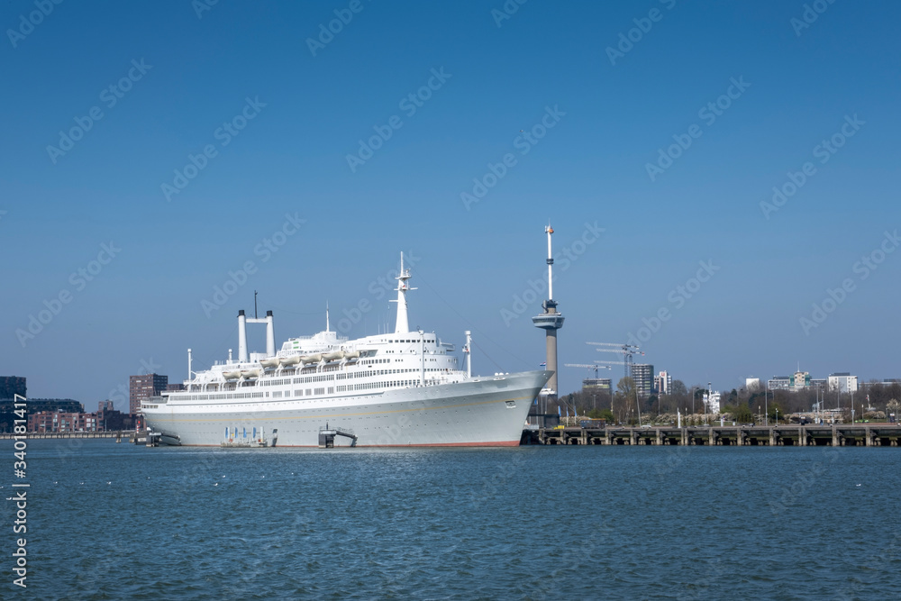 SS Rotterdam Cruiseship in the harbor of Rotterdam