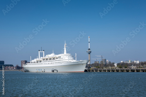 SS Rotterdam Cruiseship in the harbor of Rotterdam © Tjeerd