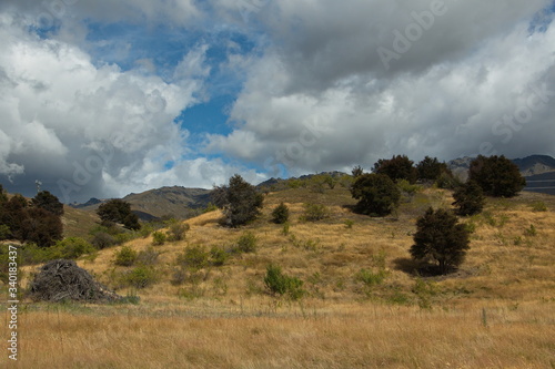 Landscape at Lake Dunstan near Cromwell in Otago on South Island of New Zealand  © kstipek