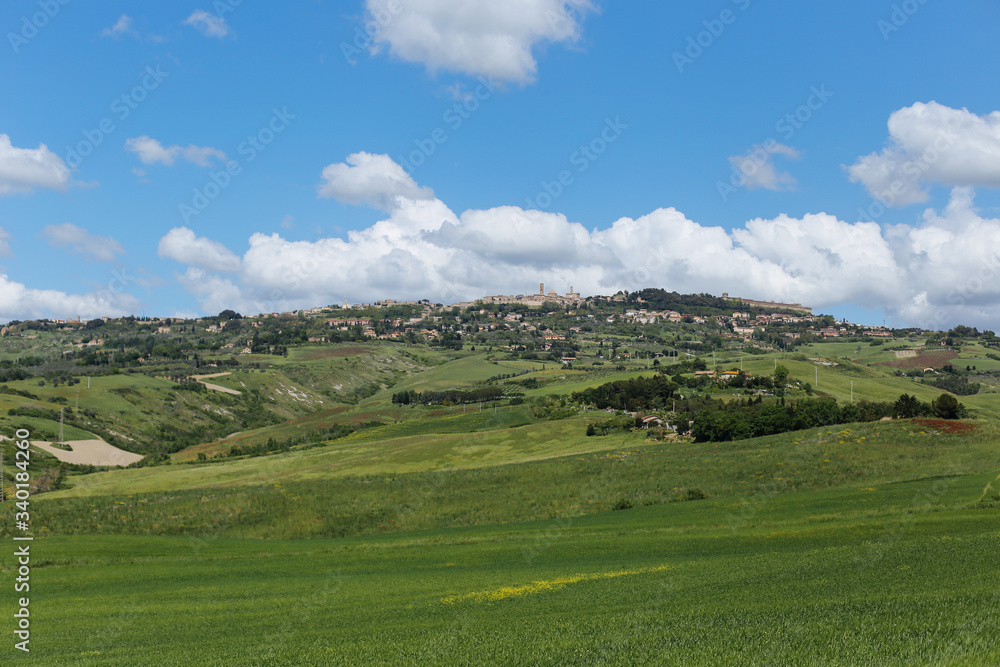 Spring in the fields of Tuscany. Spring in the fields of Tuscany.