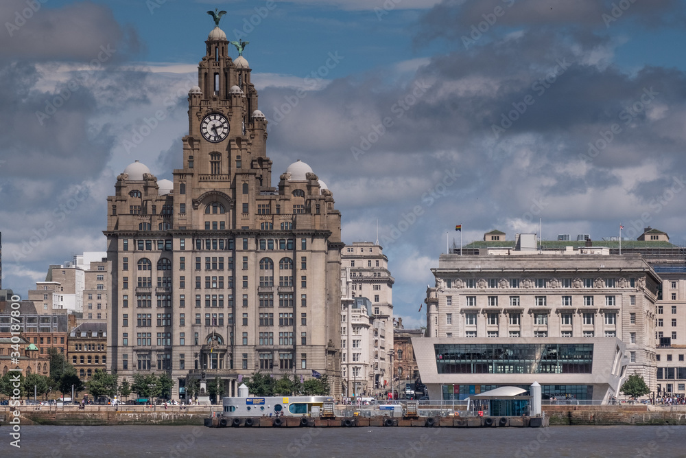 Liverpool waterfront from the Mersey River 3
