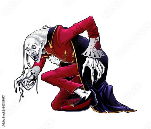 Portrait of a vampire