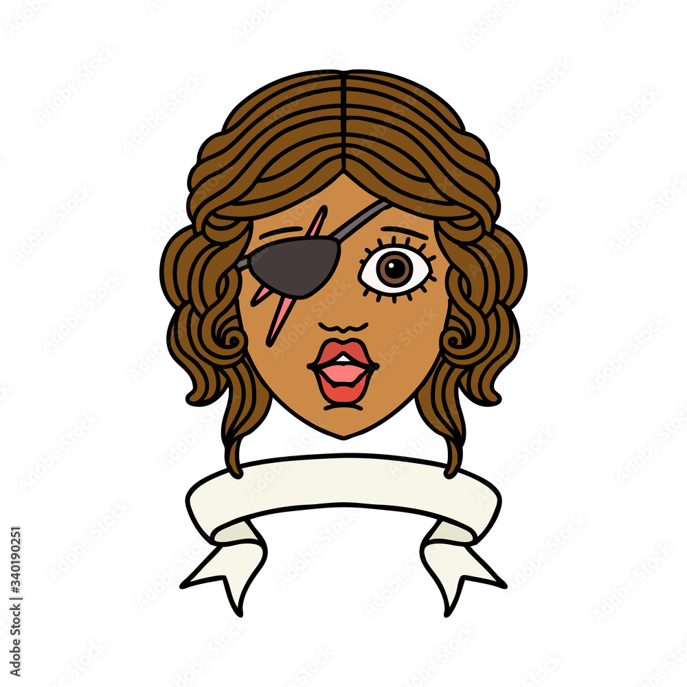 human rogue character with banner illustration human rogue character with banner illustration