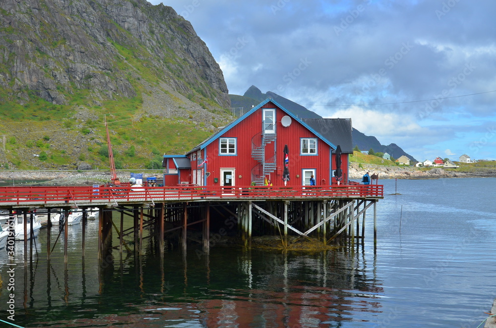 Natural landscape of lofoten island, Norway