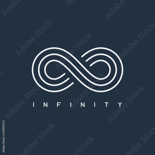 thin line infinity symbol