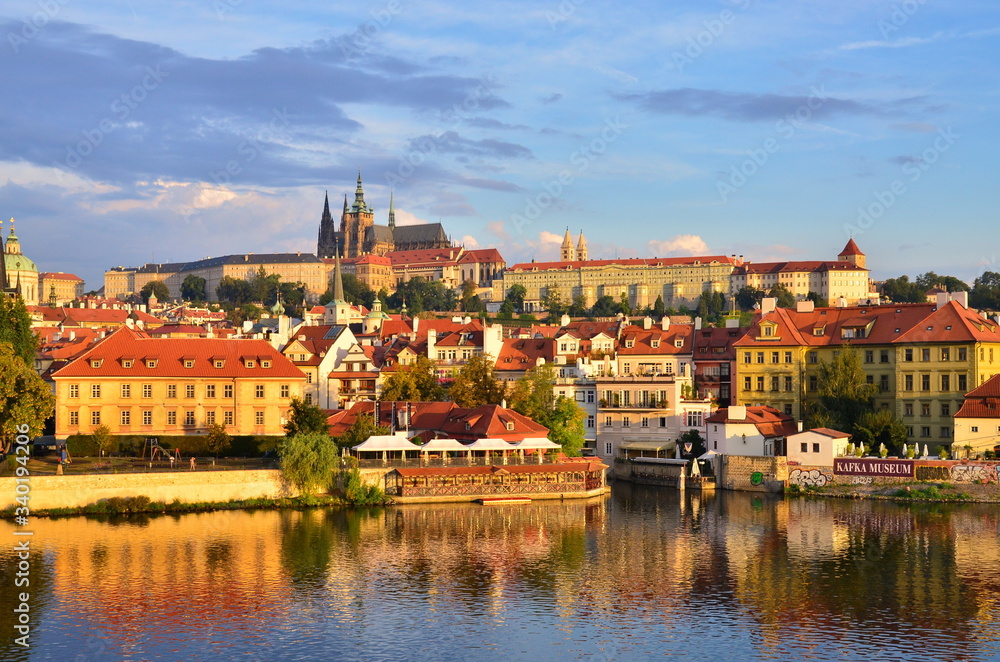 landscape of Prague,Czech Republic