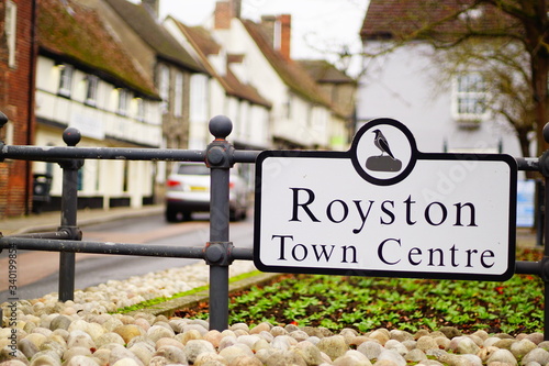Royston England during winter
