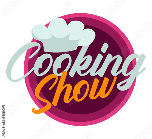 Cooking show food studio logotype design template