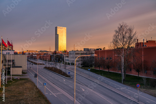 Skyscraper in Stockholm photo