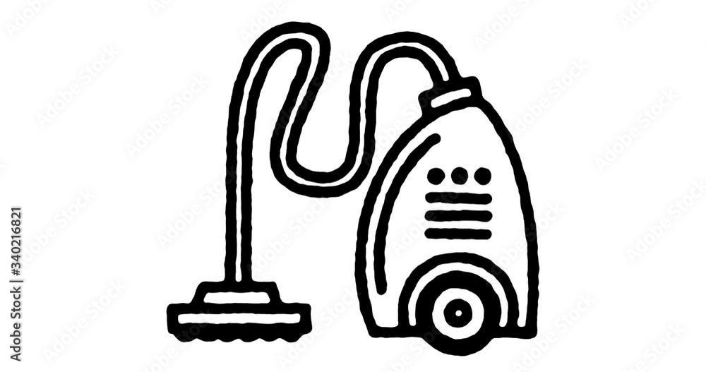 Hand drawn line icon animation for auto cleaning to use as video design element. Minimalistic symbol made for motion graphic, can be used as loop item, has alpha channel. Hand drawn line icon animation for auto cleaning to use as video design element. Minimalistic symbol made for motion graphic, can be used as loop item, has alpha channel.