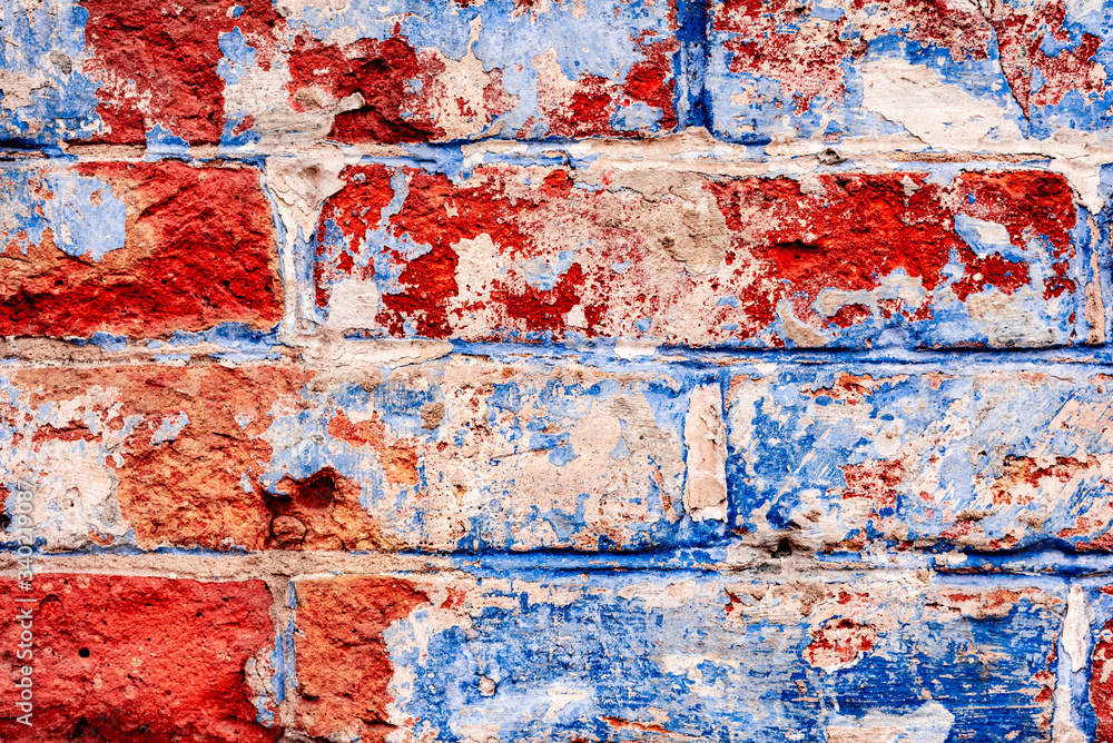 Texture, brick, wall, it can be used as a background. Brick texture with scratches and cracks Texture, brick, wall, it can be used as a background. Brick texture with scratches and cracks