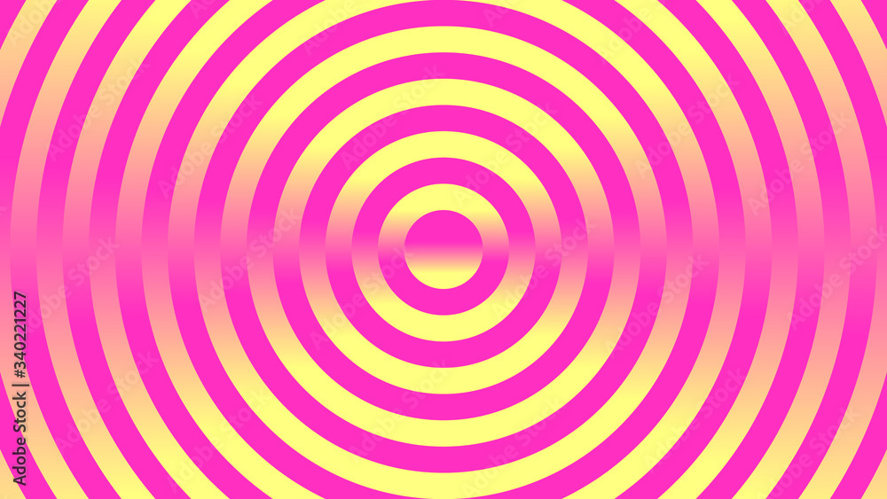 Abstract poster with a spiral design. Holographic pink and yellow gradient. Abstract poster with a spiral design. Holographic pink and yellow gradient.