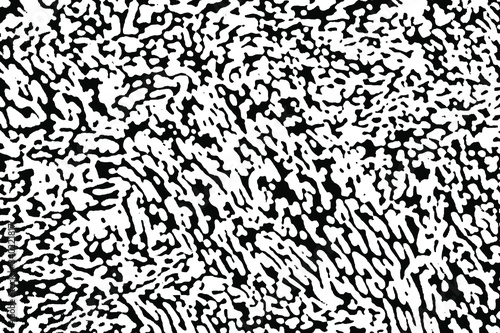 The grunge texture of an unevenly filled surface with spots, dirt, and grit. Abstract background. Vector illustration. Overlay template.