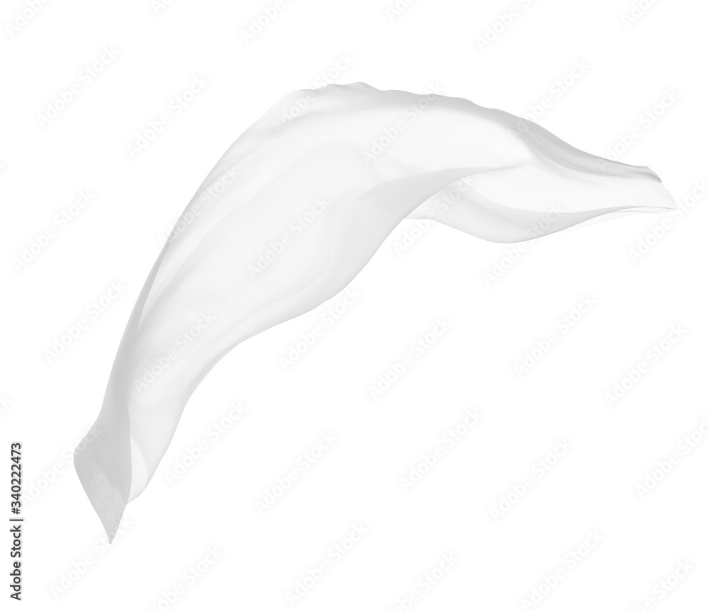 white cloth fabric textile wind silk wave background fashion Stock Photo