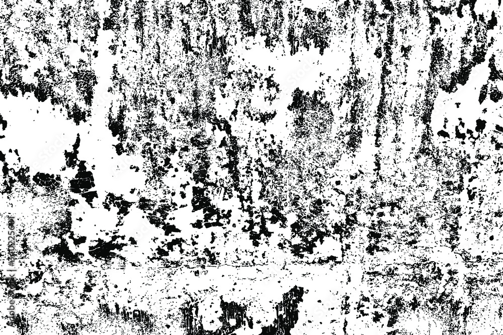 Grunge texture of stripped plaster. The background is rough and uneven. Vector illustration. Overlay template. Grunge texture of stripped plaster. The background is rough and uneven. Vector illustration. Overlay template.