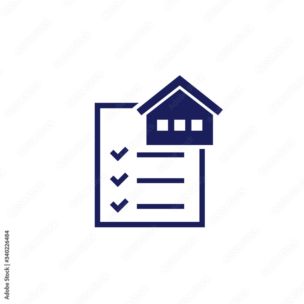 house project icon on white