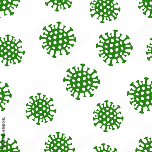 Pictogram image curfew illustration. Coronavirus. To stay home. Pattern