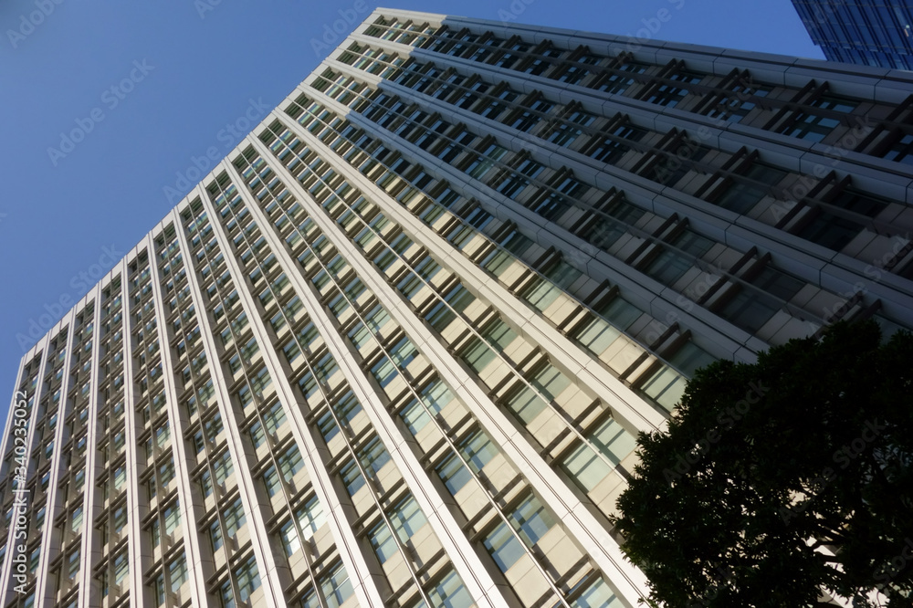 大都会東京のお洒落なオフィス街の素敵な高層ビル 大都会東京のお洒落なオフィス街の素敵な高層ビル