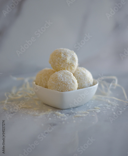 
white chocolate bonbons