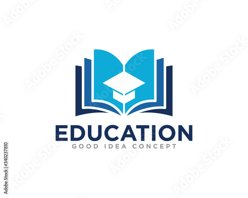 Education and Graduation Logo Design Vector