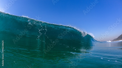 Ocean Wave Blue Water Photo