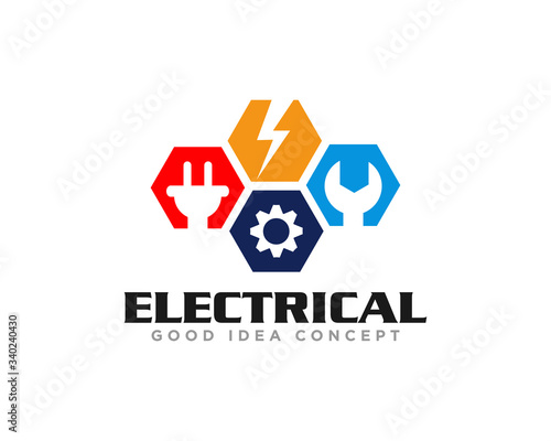 Electrical Logo Design Vector