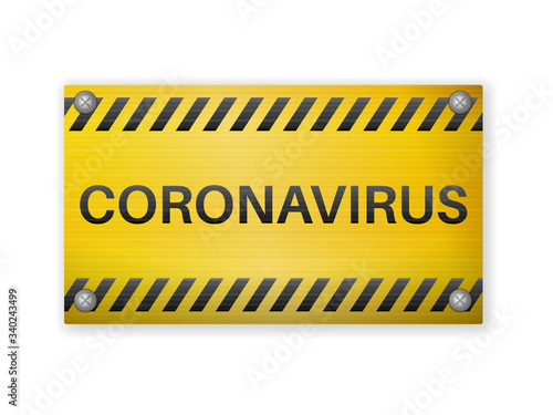 Coronavirus sign © Julydfg
