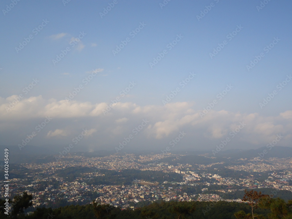 PANORAMIC VIEW FROM SHILLONG VIEW POINT/ SHILLONG PEAK