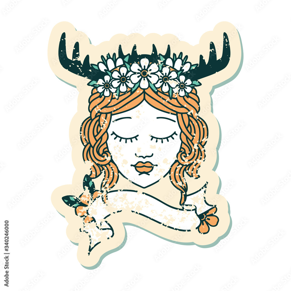 human druid illustration human druid illustration