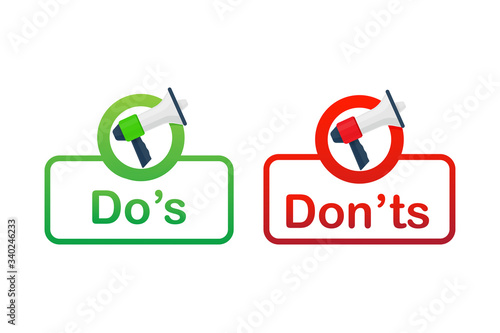 Modern do's, great design for any purposes. Business concept. Modern design. Business concept.