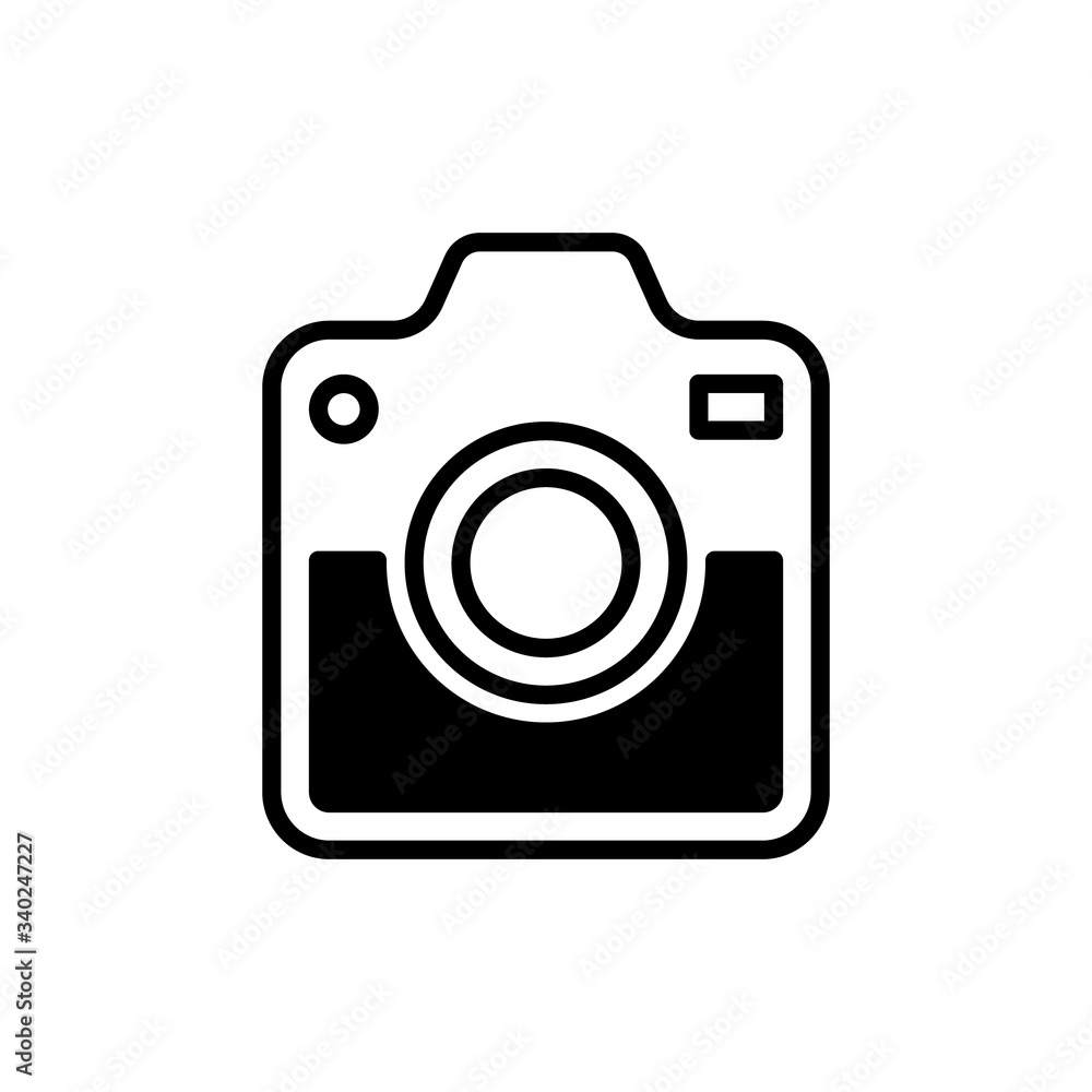 Camera Icon Logo Vector Illustration. Photo Camera icon design vector template. Trendy Camera icon flat design vector for website, symbol, logo, icon, sign, app, UI. Camera Icon Logo Vector Illustration. Photo Camera icon design vector template. Trendy Camera icon flat design vector for website, symbol, logo, icon, sign, app, UI.