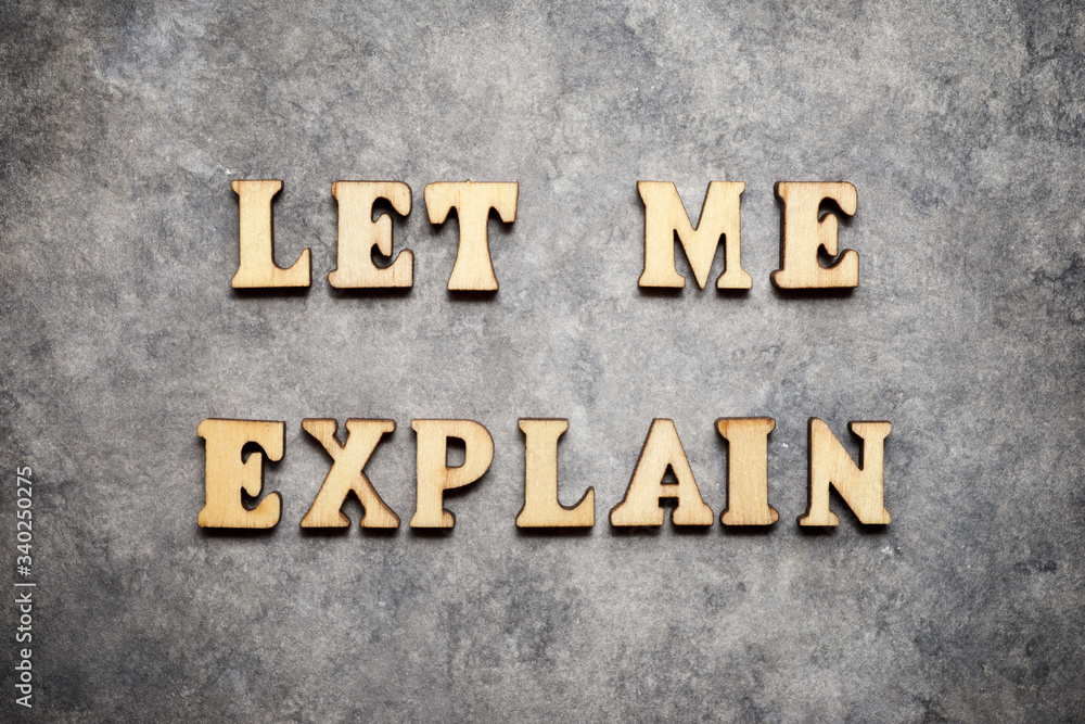 Let me explain you text