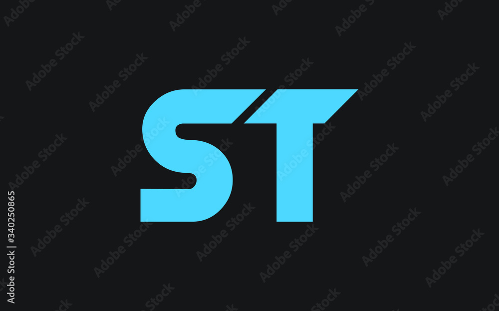 ST or TS and S, T Uppercase Letter Initial Logo Design, Vector Template ST or TS and S, T Uppercase Letter Initial Logo Design, Vector Template