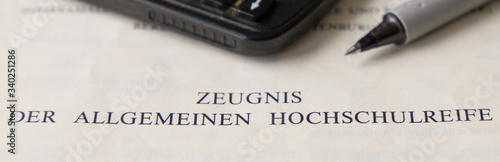 Fotografi High school Diploma in Germany called Abitur