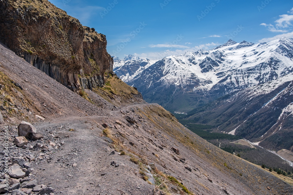 Elbrus region. Mountain landscape.