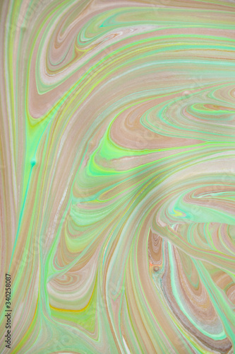 abstract colorful background with a green marble hue