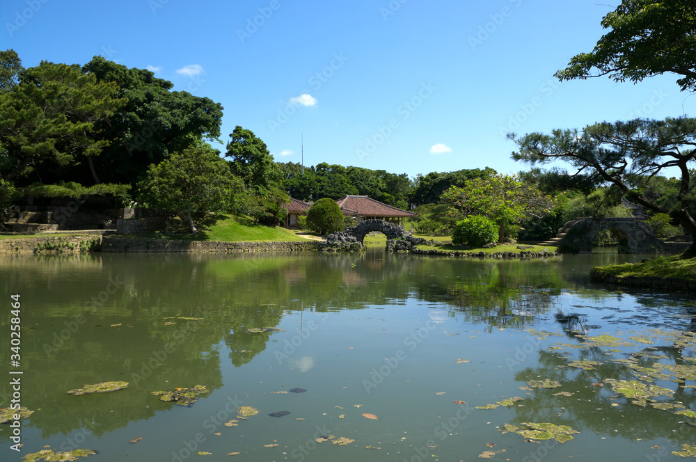 世界遺産　識名園