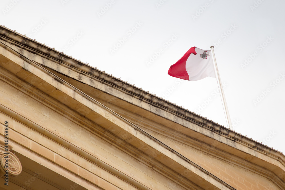 flag flying of malta
