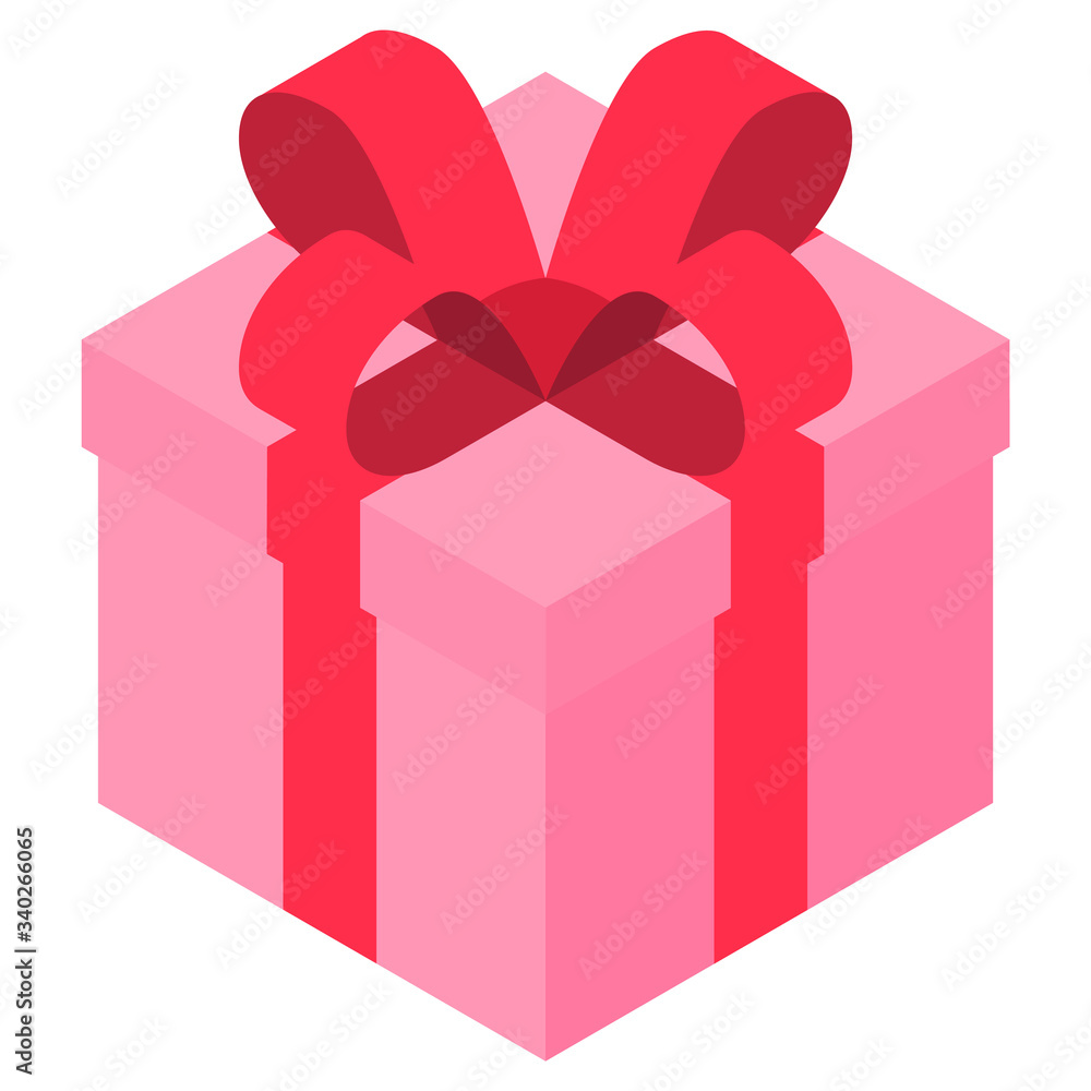 Obraz premium ギフトボックス ピンク