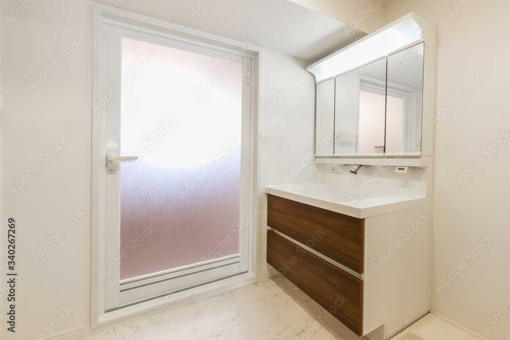 Fototapeta premium 洗面所 Modern typical Japanese washroom