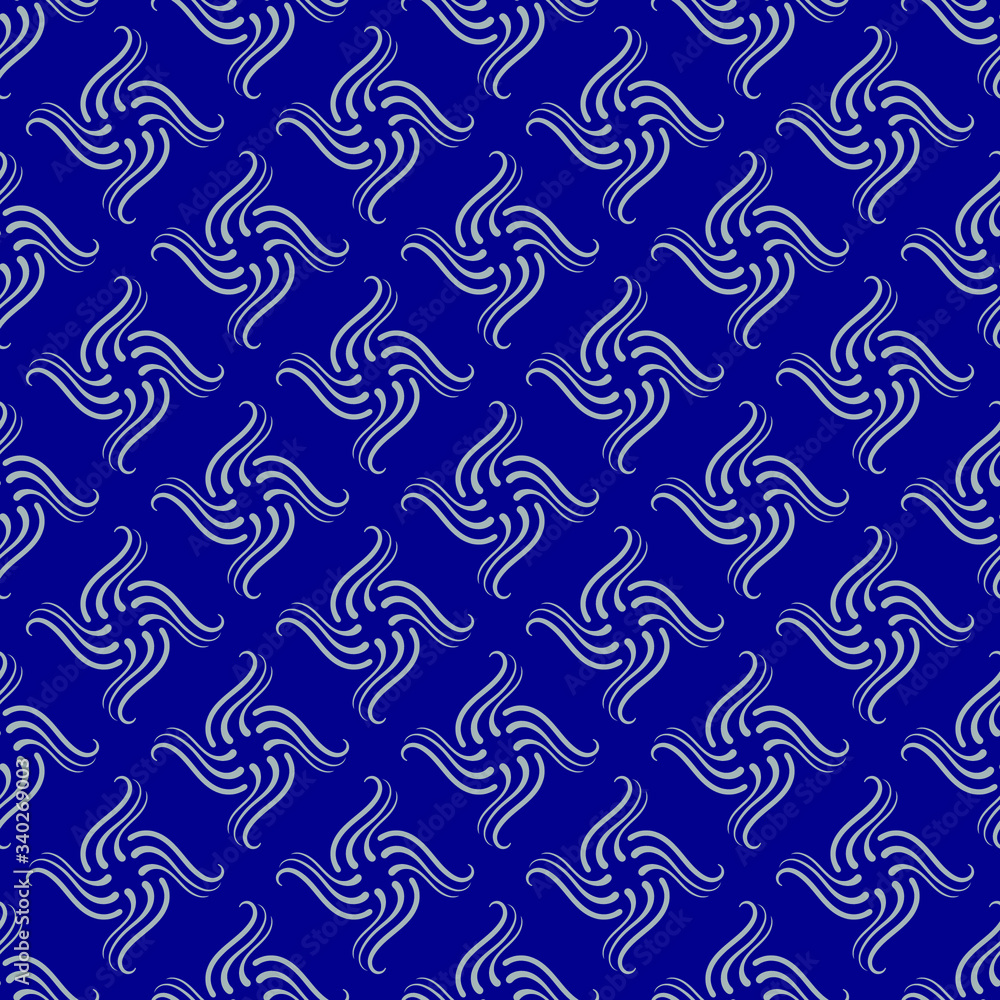 Seamless vector in geometric ornamental style.