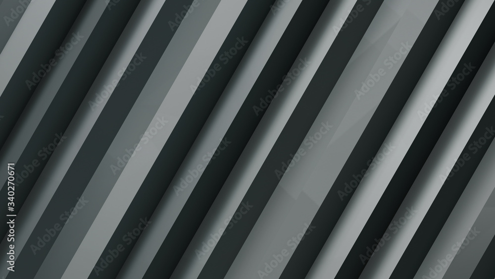 Obraz premium Geometric Polygon Wall abstract mesh structure 3D illustration background.